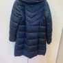 Stunning Rino & Pelle Navy puffer coat (42) Like New Image 3