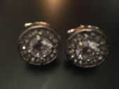Silver/Diamonique Cufflinks