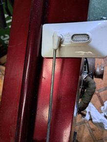 Vintage 50's Rear View Mirror