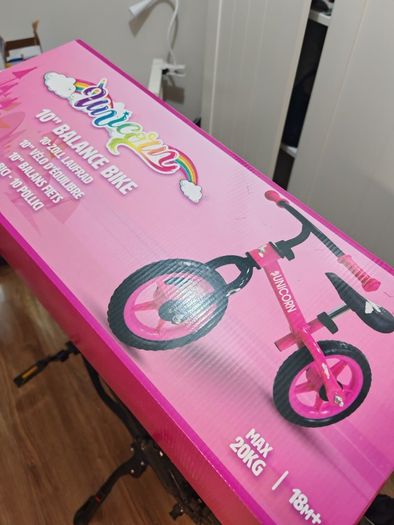 Unicorn Balance Bikes for Kids 10" wheel size