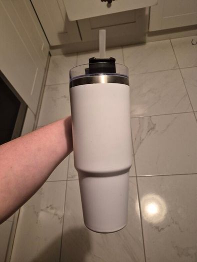 Brand new white flask