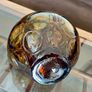 MCM Amber Teardrop Bubble Pattern Glass Water Jug 1960s Image 10