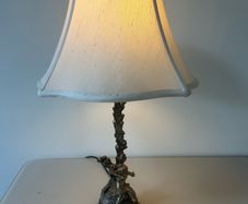 Vintage mid-century Cherub Lamp