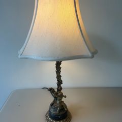 Vintage mid-century Cherub Lamp