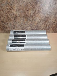 Graham Brown Boutique water silk plain silver luxury heavyweight Wallpaper 4 rolls