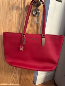 Calvin Klein red Tote bag