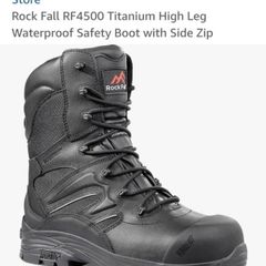 Work Boots by Rock Fall size 9 (43)