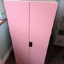 IKEA STUVA Wardrobe & Matching 3 Drawer Chest (Pink & White) Image 3