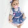 Realistic 22''/55cm Reborn Baby Dolls Real Life Soft Silicone Vinyl Reborn Dolls Lifelike Reborn Toddler Girls Handmade Boy Girl Toy (FREE POSTAGE) Image 3