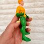 Kinder Maxi 2023 DC Justice League Aquaman approx. 12.5 cm. Used Please see phtos Image 6
