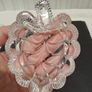 Art Glass Leaf Dish Trinket Bowl Image 2