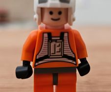 Lego Minifigure Rebel Pilot Y-wing (Jon 'Dutch' Vander, Gold Leader)