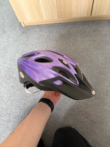 Bell helmet purple