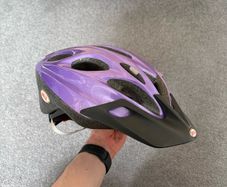 Bell helmet purple