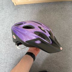 Bell helmet purple