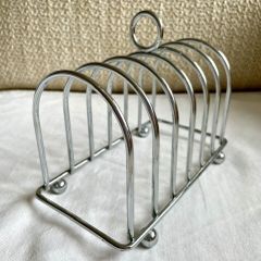 Vintage Silver Plated Toast Rack