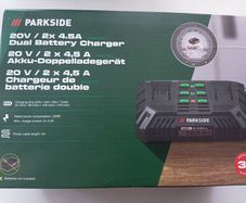 Parkside 2 Port 4.5A X20V Dual Fast Charger