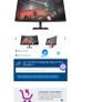 Monitor - HP OMEN 31.5 inch QHD 165Hz Curved Monitor Image 2