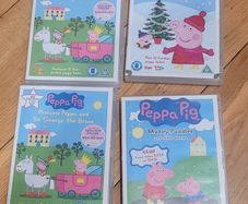 Free Peppa Pig DVDs x4