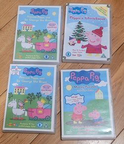 Free Peppa Pig DVDs x4