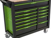 12 Drawer Tool Chest On Strong Castor Wheels & With Tools