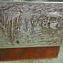 Vintage Wooden Cigarette Box with ship galleons decoration Image 6