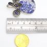 Chunky Blue Spot Jasper & Iolite 925 Silver Pendant Image 9