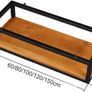 Ceiling Shelf for Flower Pots, Creative Plant Storage Shelf, Floating Shelf, Bar Decoration, Flower Pot Display Stand, Stand for Plant Pots Image 2