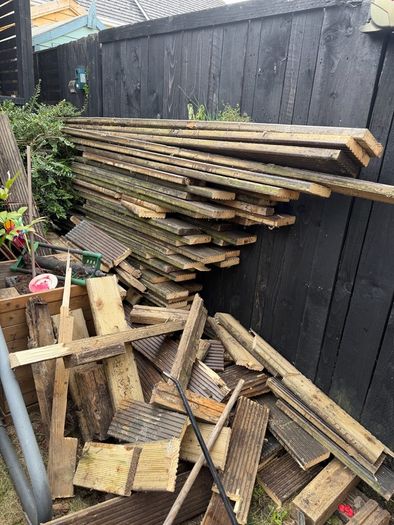 wood decking free to take