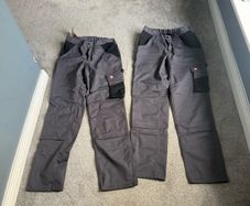 2 pairs of FE Engel work trousers