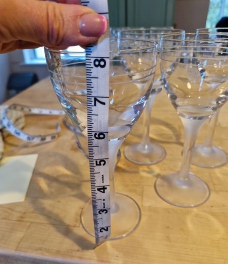 Set of 4 Waterford / Stuart Crystal Jasper Conran "Aura" Wine Glasses