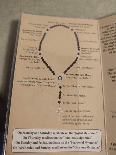 the Rosary Catholic Printable Prayer Packet PDF