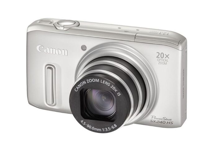 Canon PowerShot SX240 HS Digital Camera 12.1MP 20x Optical Zoom,  Silver