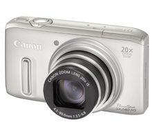 Canon PowerShot SX240 HS Digital Camera 12.1MP 20x Optical Zoom,  Silver