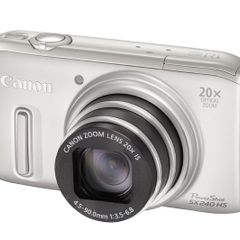 Canon PowerShot SX240 HS Digital Camera 12.1MP 20x Optical Zoom,  Silver