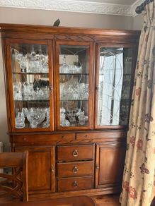 Ashley Furniture Display Cabinet China Cabinet Solid Wood