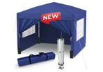 3x3m Popup Gazebo Marquee Party Tent Pavilion Blue with 4 Sides