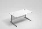 NEW 1600 x 800mm Straight Office Desk White
