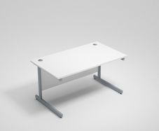 NEW 1600 x 800mm Straight Office Desk White