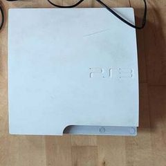 Playstation 3 White CECH - 3003B 320GB Slim version + 2 controllers for parts