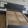 Bed frame matress and side console Image 7