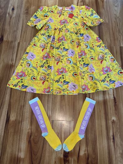 Oilily downtown dress and socks brand new with tags! Age 12