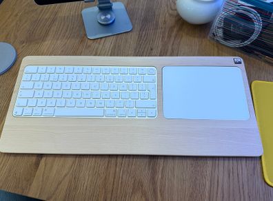 Wooden Tray for Apple Magic Keyboard and Trackpad