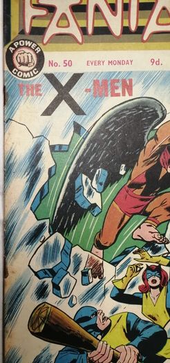 Fantastic #50 Appearance Of Scarlet Witch & Mimic Joins X-Men (KEY RARE UK ISSUE)