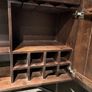 Solid wood bar cabinet with marble top Image 4