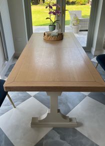 Dining table from NEXT extendable wood dinner kitchen extending