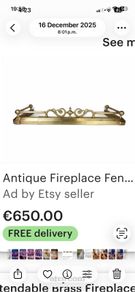 Brass Fender & Companion Set