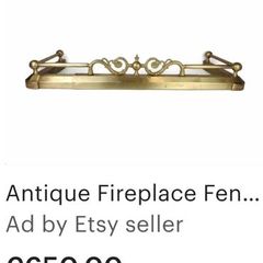 Brass Fender & Companion Set