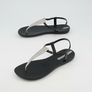 Ipanema Class Black Toe Post Sandal with Silver T-bar Strap EU38 UK5 Image 3