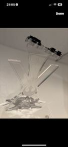 lego acrylic stand for Poe Damerons x wing fighter